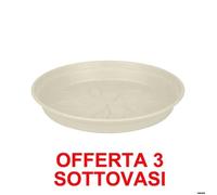 Elho Offerta 3 Sottovaso Green Basics Saucer 29cm Bianco Multicolore