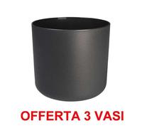 Elho Offerta 3 Vaso B.For Soft Round 35cm Antracite Multicolore