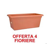Elho Offerta 4 Fioriera Green Basics Garden Xxl 60cm Mild Terra Multicolore