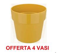 ELHO OFFERTA 4 VASO B.FOR ORIGINAL ROUND 14CM GIALLO OCRA
