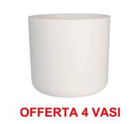 ELHO OFFERTA 4 VASO B.FOR SOFT ROUND 16CM BIANCO