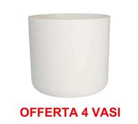 ELHO OFFERTA 4 VASO B.FOR SOFT ROUND 18CM BIANCO