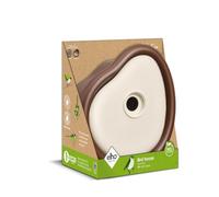 Elho Organic Bird House 25cm - Nichoir Oiseaux Exterieur - à Plus de 11 Espèces - Plastique 100% Recyclé - L27.4 x B16.8 x H25.4 cm - Marron/Marron Châtaigne