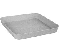 Elho Loft Urban Soucoupe Carrée 22 - Soucoupe pour Extérieur - Ø 22.0 x H 3.1 cm - Gris/Living Ciment