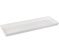 Elho Loft Urban Balconnière Soucoupe 50 - Soucoupe pour Extérieur - Ø 47.3 x H 2.6 cm - Blanc/Blanc