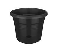 Elho Green Basics Pot À Tomate 33 - Pot De Fleurs pour Extérieurculture Et Récolte - Ø 33.5 x H 26.0 - Living Noir