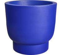 Elho Amber Grail 30 - Pot de Fleur - Interieur & Extérieur - Plastique 100% Recyclé - Ø 29.5 x H 28.3 cm - Bleu/Royal Blue
