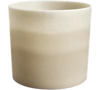 Elho Colour Gradiant Rond 16cm - Pot de Fleurs pour Intérieur - Plastique 100% Recyclé - Ø 15.9 x H 14.7 - Beige/Beige Grès