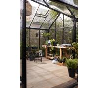 ELHO-Pot de culture carré coloris living noir Elho Green Basics Allin1 - diamètre 15 cm