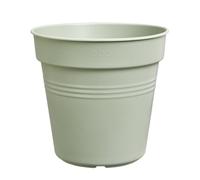 ELHO-Pot de culture en polypropylène vert pierre Elho Green basics - diamètre 24 x H 22,1 cm