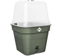 ELHO Pot de culture Green Basics Carré - 14 l - 34,6x34,6xH29,2 cm - Plastique - Vert