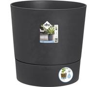 ELHO Pot de fleur Greensense Aqua Care rond - Ø 43 x H 43 cm - Intérieur,extérieur - 100% recyclé - Gris