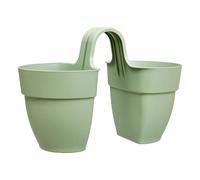 ELHO Pot de Fleur Vibia Cloche Flower Twin 21CM Pistache Vert