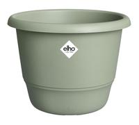Elho Pot de fleur Amiga Round 40 - Plastique 100% recyclé, intérieur & extérieur, Vert/Thyme Green