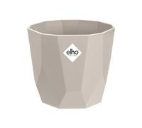 elho pot de fleurs - b.for rock 14cm gris chaud - 14.1 x 14.5 x 12.9 cm