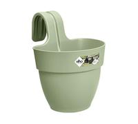 ELHO Pot de fleurs balcon Vibia Campana Easy Hanger Small - 24,1 x 20,5 x H26,5 cm - Vert Pistache - Balcon extérieur