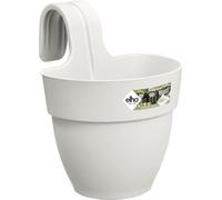ELHO Pot de fleurs balcon Vibia Campana Easy Hanger Small - Blanc Soie - Balcon extérieur - L 24.1 x W 20.5 x H 26.5 cm
