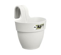 ELHO Pot de fleurs balcon Vibia Campana Easy Hanger Small - Blanc Soie - Balcon extérieur - L 24.1 x W 20.5 x H 26.5 cm