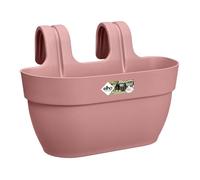 Elho Vibia Campana Easy Hanger M 36 - Planteur pour Balcon & Extérieur - Ø 36.0 x H 26.5 cm - Rose/Rose Poussière