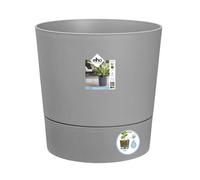 ELHO Pot de fleurs Carré Greensense Aqua Care - Ø 43 x H 42.5 cm - 39 L - Ciment Clair