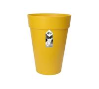 ELHO Pot de fleurs Loft Urban rond Haut - Ø 34 x H 45 cm - Extérieur - 100% recyclé - Jaune