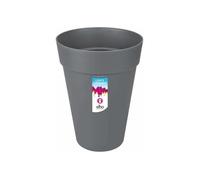 ELHO Loft Urban Pot de fleurs rond Haut 42 - Noir - Ø 42 x H 56 cm - extérieur - 100% recyclé