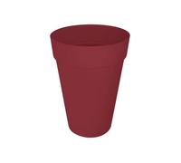 Elho Pot de fleurs Loft Urban Rond Haut 42 – Ø 42 x H 56 cm – Extérieur – Rouge