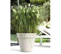 ELHO Pot de fleurs Pure Rond 40 - Blanc - Ø 39 x H 36 cm - 100% recyclé