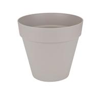 ELHO Pot de fleurs rond avec roues Loft Urban - Ø 48.5 x H 44.5 cm - Gris chaud