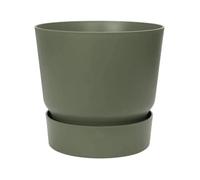 Pot de jardinage Elho Pot de fleurs rond Greenville 40 - Extérieur - Ø 39 x H 36,8 cm - Vert feuille