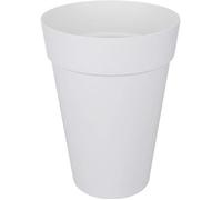 Elho – Pot de fleurs rond haut Loft Urban – Ø 28 cm – Blanc