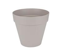 ELHO Pot de fleurs rond Loft Urban - Ø 19.3 x 17.5 cm - Gris chaud