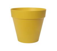 Elho Pot De Fleurs Rond Loft Urban 20 - Extérieur - Ø 19,6 X H 17,7 Cm - Jaune Ocre Multicolore