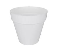 ELHO Pot de fleurs rond LOFT URBAN - 48 L - Ø 50 x H.44 cm - Blanc - Plastique