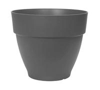 Elho Pot de fleurs rond Vibia Campana - Ø 55 x H 47 cm - Extérieur - 100% recyclé - Noir