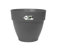 ELHO Pot de fleurs rond Vibia Campana 65 - Ø 65 x H 56 cm - Extérieur - 100% recyclé - Noir