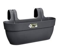 ELHO - Pot de fleurs - Vibia Campana Easy Hanger Large - Anthracite - Balcon exterieur - L 24.1 x W 46 x H 26.5 cm Anthracite G