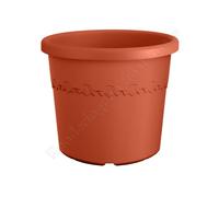 ELHO-Pot en plastique recyclé Terra Elho Algarve Cilindro - diamètre 29,2 x H 24,6 cm