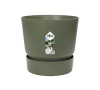 ELHO-Pot Greenville rond de 13 L coloris vert diamètre 30 x H 28 cm