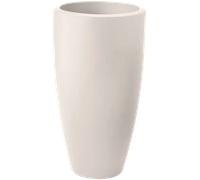 elho Pot June Round High - Blanc Lin - Hauteur 70 cm