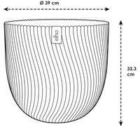elho Pot sereh rond 39 cm - anthracite