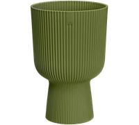 Elho Vibes Fold Coupe 14cm Pot de Fleur - Vert Fougère