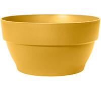 Elho Vibia Campana Coupe 27 - Pot De Fleurs pour Extérieur - Ø 27.0 x H 14.0 cm - Jaune/Jaune Miel