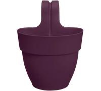 Elho Vibia Campana Easy Hanger S 21 - Planteur pour Balcon & Extérieur - Ø 20.5 x H 26.5 cm - Violet/Mauve Érable