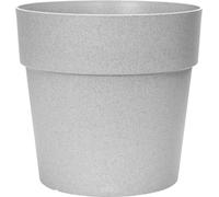 Elho Vibia Straight Rond 30 - Pot De Fleurs pour Extérieur - Ø 29.3 x H 28.0 cm - Gris/Living Ciment