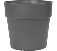 Elho Vibia Straight Rond 47 - Pot De Fleurs pour Extérieur - Ø 47.0 x H 44.4 cm - Noir/Anthracite
