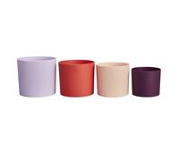 ELHO Pots de fleurs Lex Pott - Set 15 cm - Violet Rouge Rose Violet - L 15 x W 14.8 x H 14 cm - Intérieur - 100% recyclé