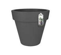 Elho Pure Round 60 - Pot De Fleurs pour Intérieur & Extérieur - Ø 59.0 x H 53.6 cm - Noir/Anthracite
