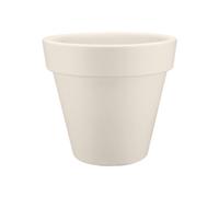 Elho - Pot de fleurs Pure Rond 60 - Ø 59 x H 54 cm - 100% recyclé - Blanc