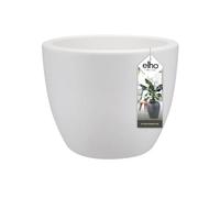 Elho Pure Soft Round Wheels 50 - Pot De Fleurs - Blanc - Intérieur & Extérieur - Ø 49 x H 37.4 cm